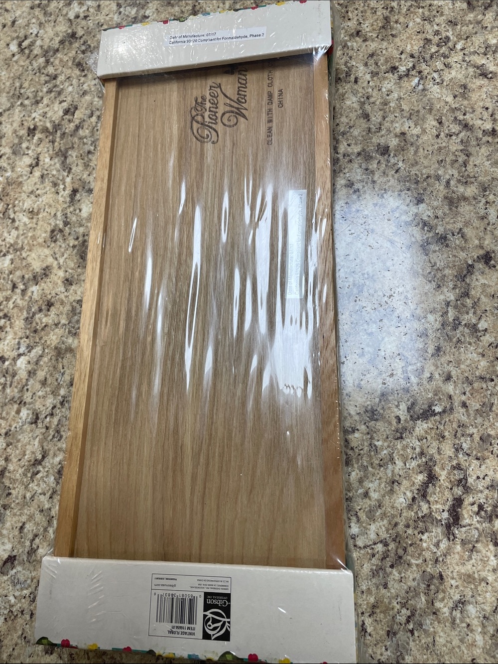 The Pioneer Woman Vintage Floral Acacia Wood  Drawer Organizer. NEW IN BOX! - Picture 3 of 4